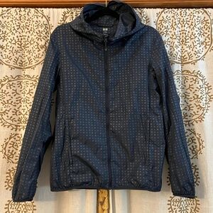 Small S Disney Uniglo Packable Lightweight Rain Coat Jacket Blue Project Mickey